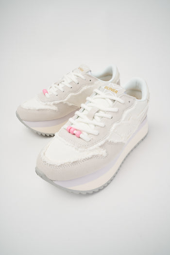 Sun68 Sneaker Bianco Panna Donna - 6