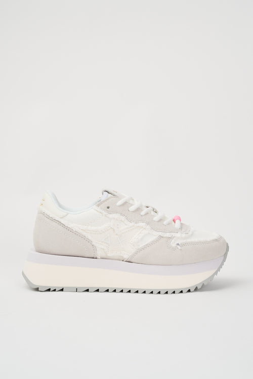 Sun68 Sneaker Bianco Panna Donna