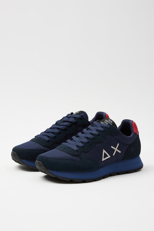 Sun68 Sneaker Navy Blue/bordeaux Uomo - 2
