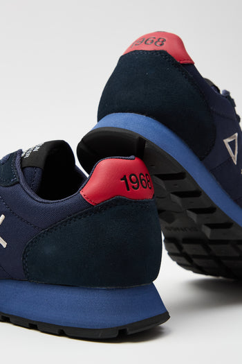 Sun68 Sneaker Navy Blue/bordeaux Uomo - 4