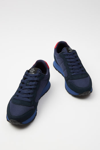 Sun68 Sneaker Navy Blue/bordeaux Uomo - 7