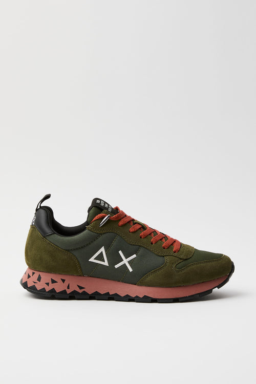 Sun68 Sneaker Militare Scuro Uomo