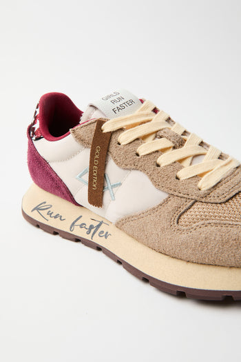 Sun68 Sneaker Beige Donna - 4