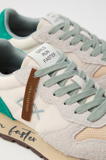Sun68 Sneaker Bianco Panna Donna - 4