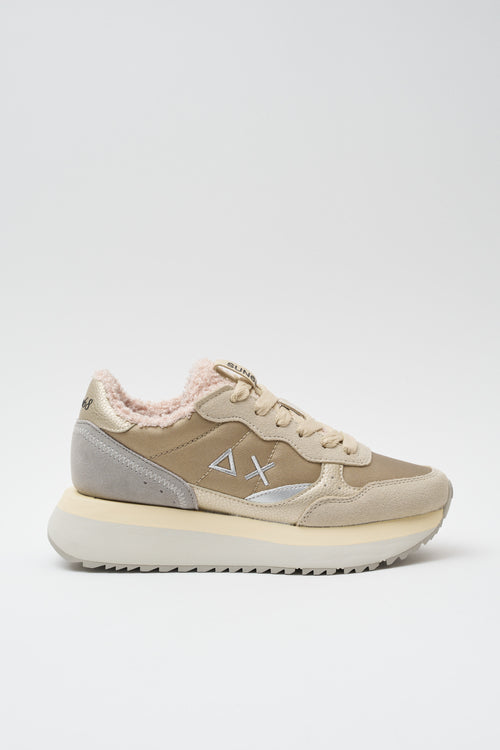 Sun68 Sneaker Bianco Panna Donna