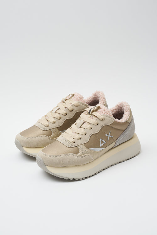 Sun68 Sneaker Bianco Panna Donna - 2