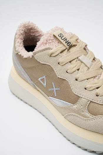 Sun68 Sneaker Bianco Panna Donna - 4