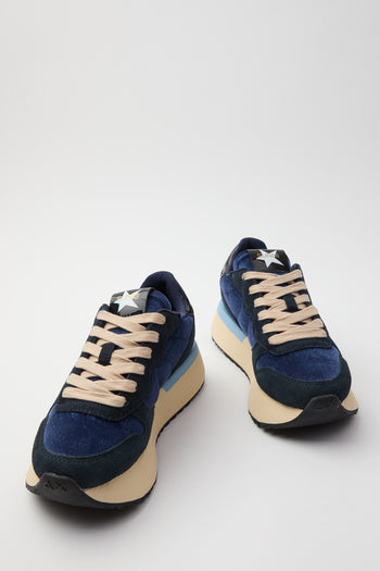 Sun68 Sneaker Navy Blue Donna - 7