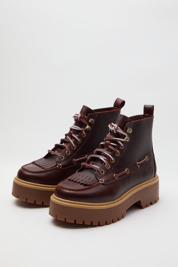 Timberland Stivaletto Burgundy Full Grain Donna - 3