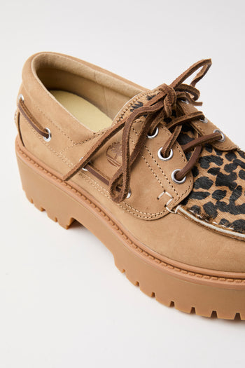 Timberland Mocassino Beige+leo Donna - 5