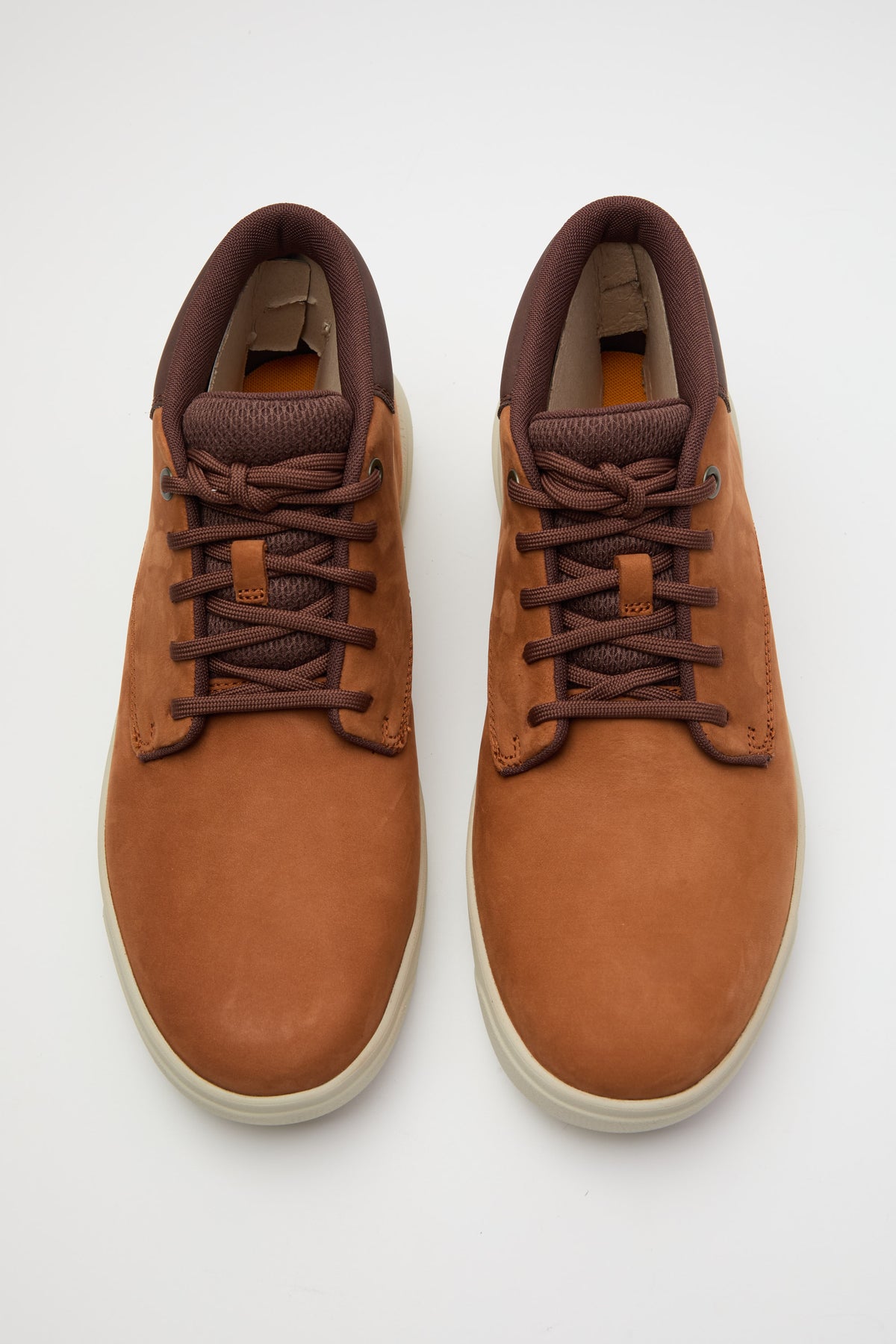 Sneaker Medium Brown Nubuck Uomo — 5