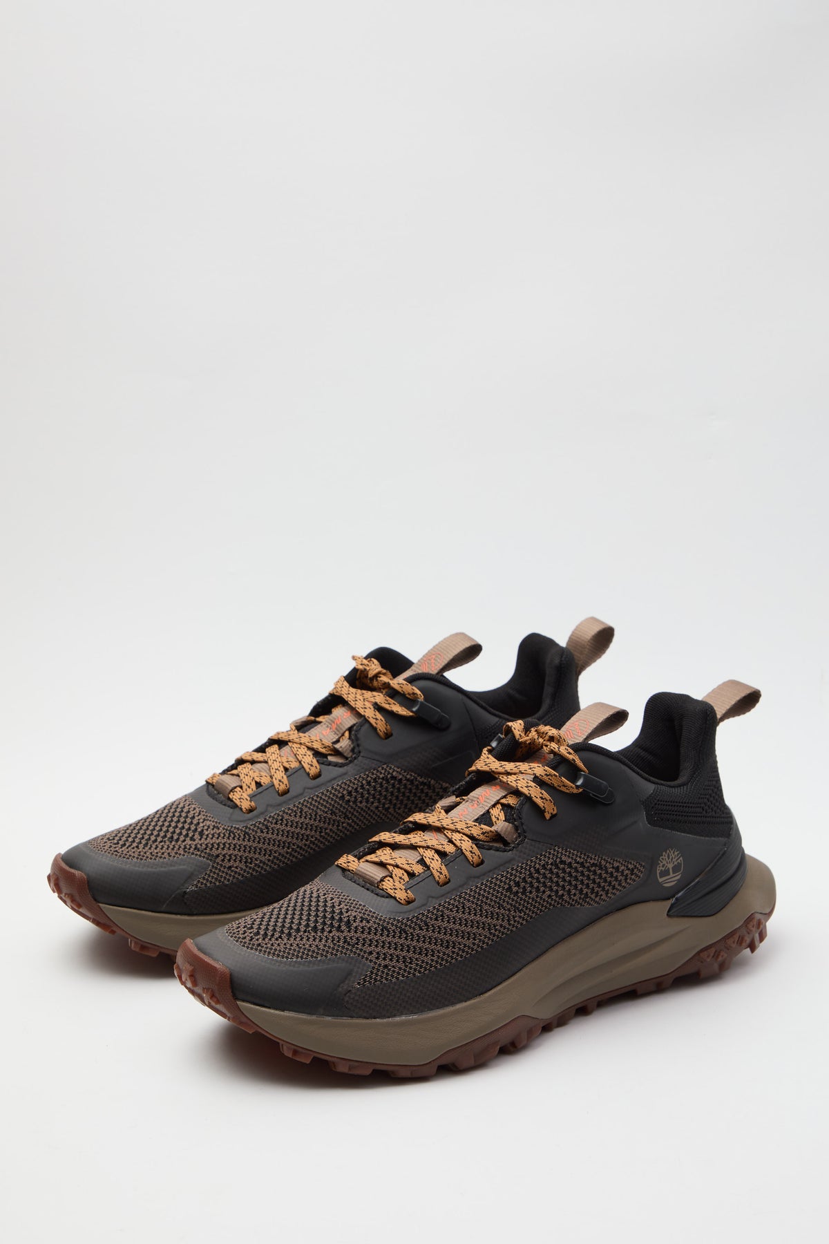 Sneaker Medium Brown Knit Uomo — 3