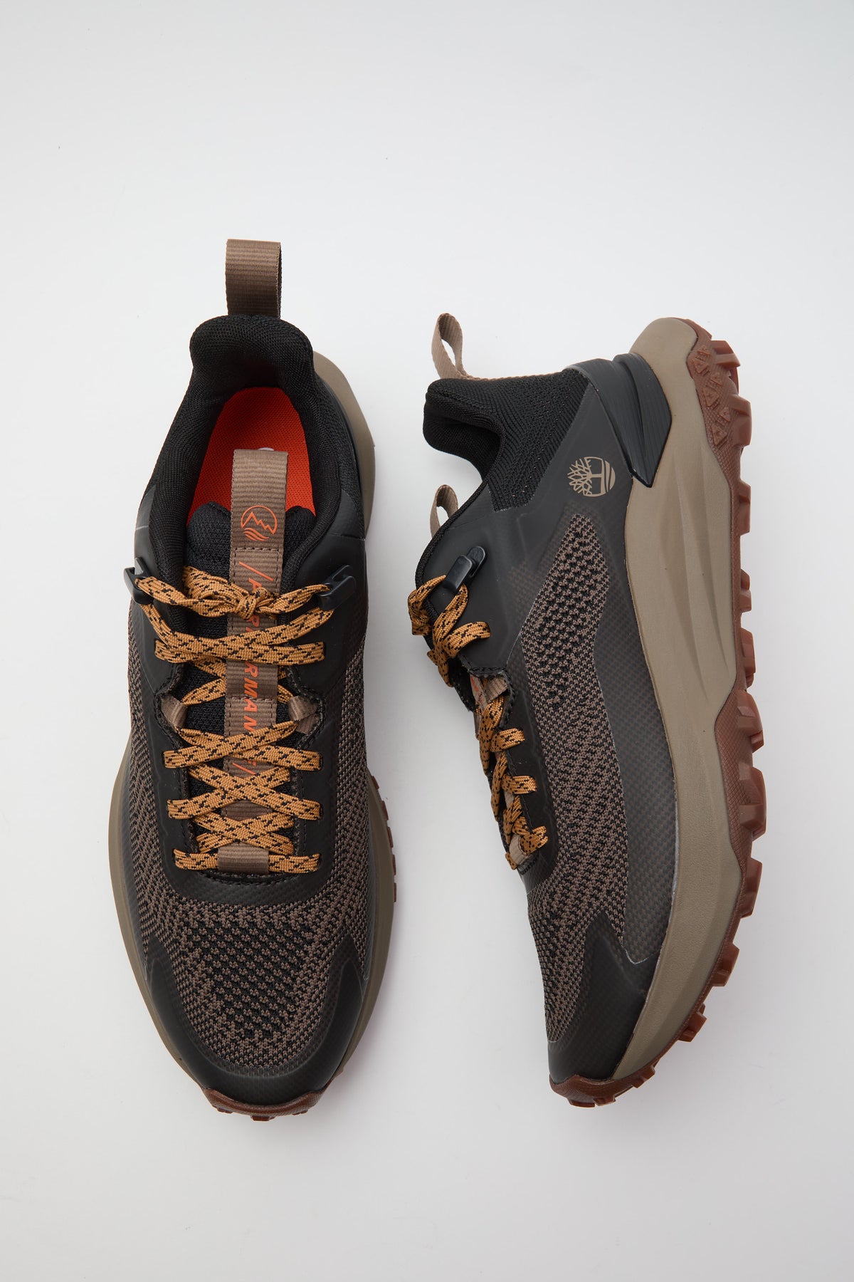 Sneaker Medium Brown Knit Uomo — 6