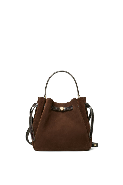 Tory Burch Borsa Dark Cocoa Donna