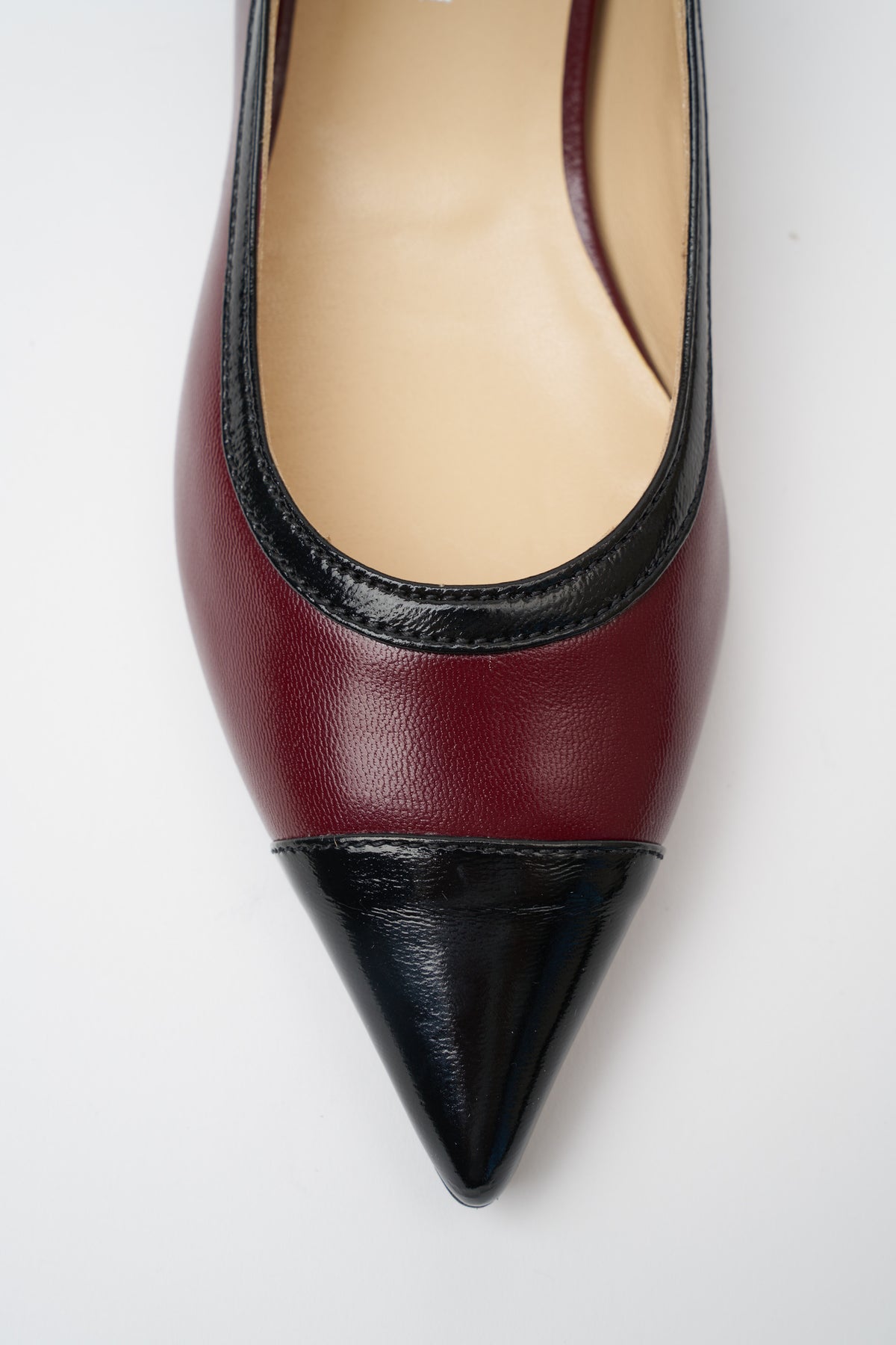 Ballerina Bordeaux+nero Donna — 3