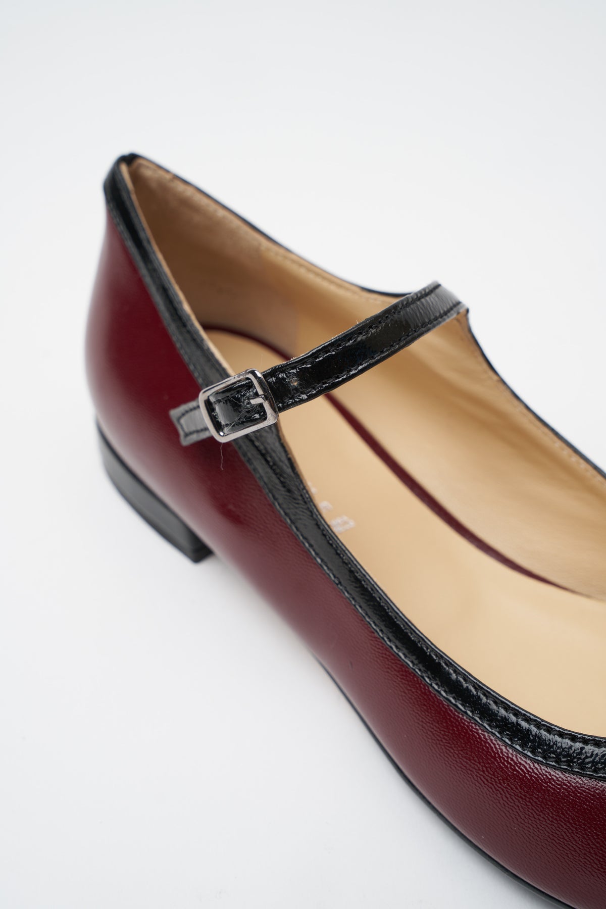 Ballerina Bordeaux+nero Donna — 4
