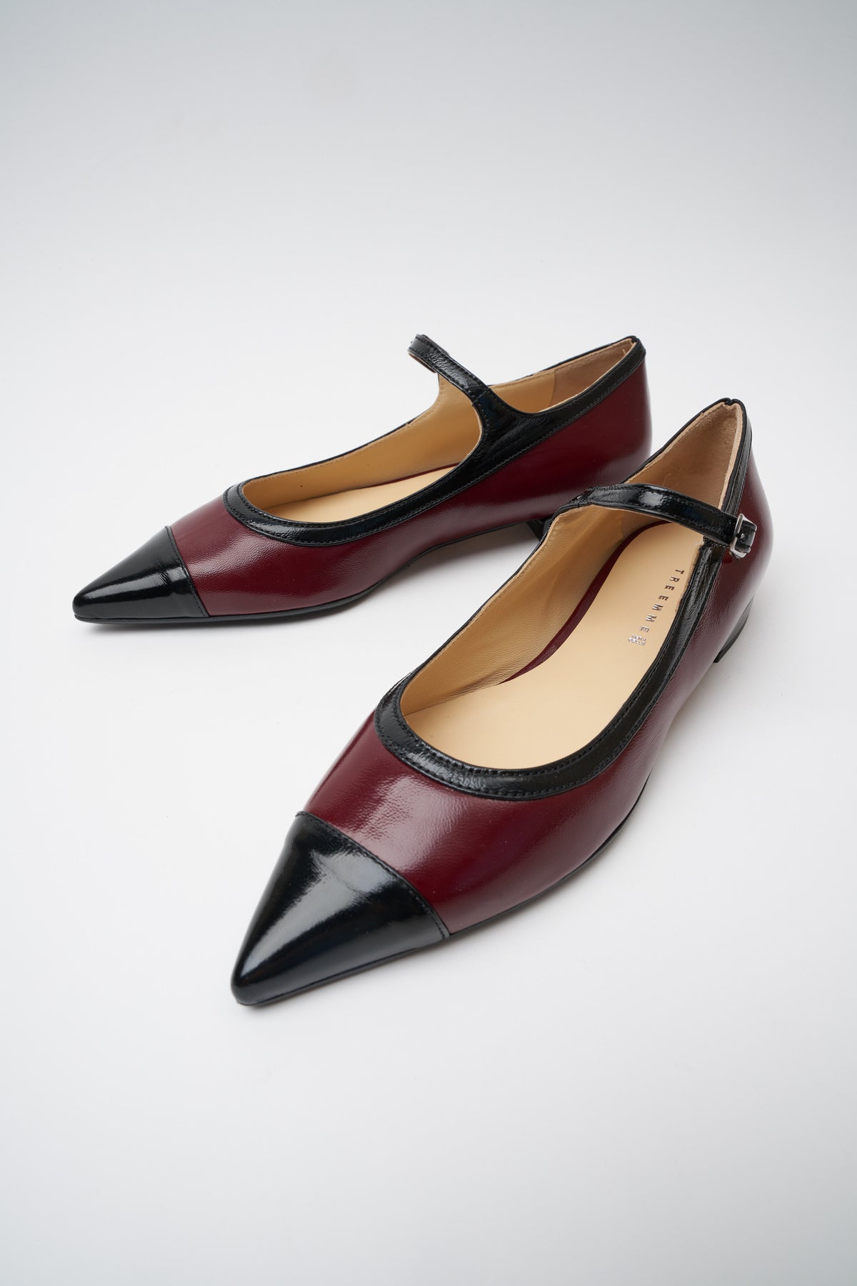 Ballerina Bordeaux+nero Donna — 6