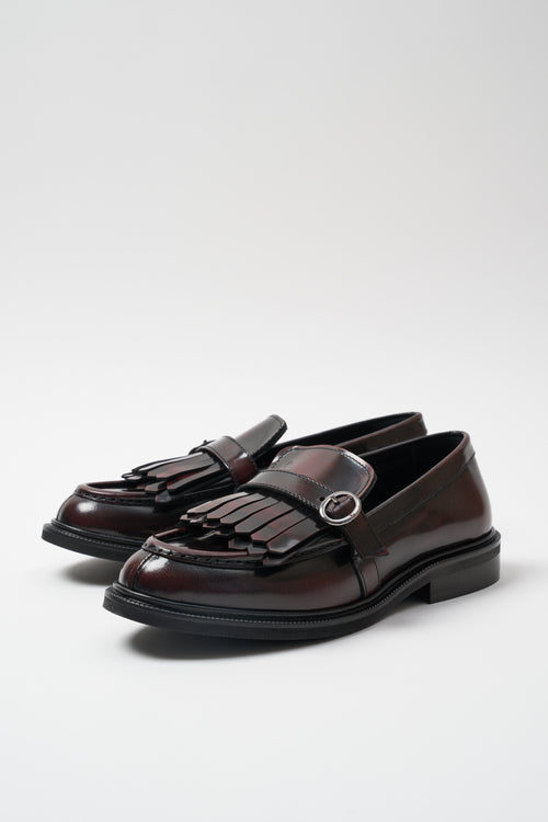 Tre Emme Mocassino Bordeaux Donna - 2