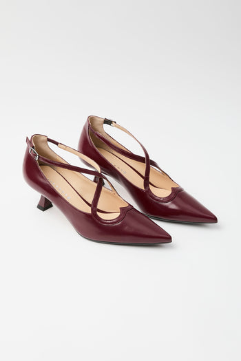 Tre Emme Décolleté Bordeaux Donna - 3