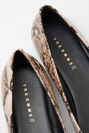 Tre Emme Ballerina Nero Donna - 3