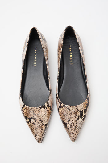 Tre Emme Ballerina Nero Donna - 5