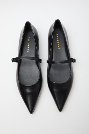 Tre Emme Ballerina Nero Donna - 3