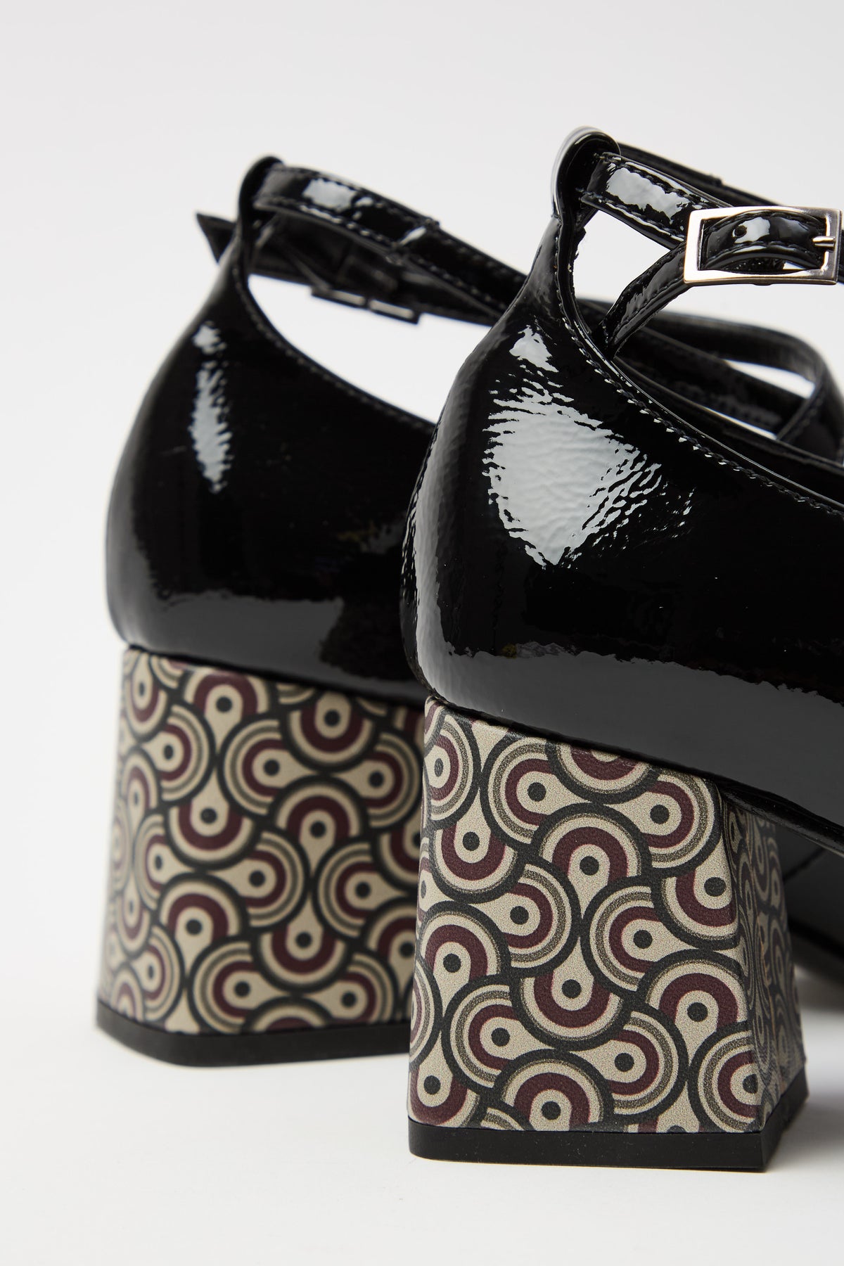 Mary Jane Bordeaux/testa Di Moro Donna — 4