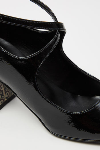 Tre Emme Mary Jane Bordeaux/testa Di Moro Donna - 6