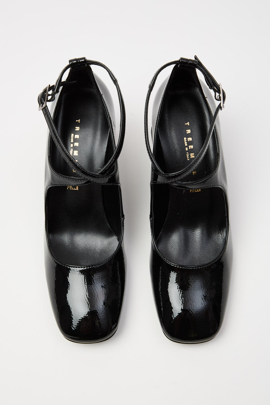 Tre Emme Mary Jane Bordeaux/testa Di Moro Donna