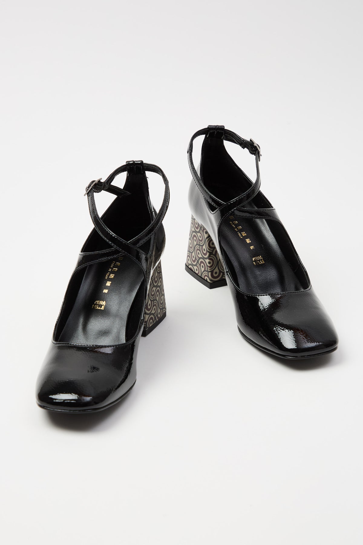 Mary Jane Bordeaux/testa Di Moro Donna — 7