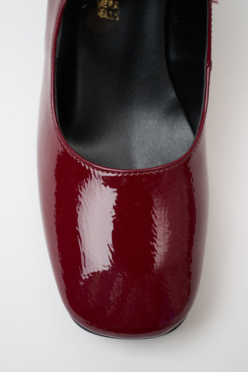 Tre Emme Mary Jane Bordeaux Donna