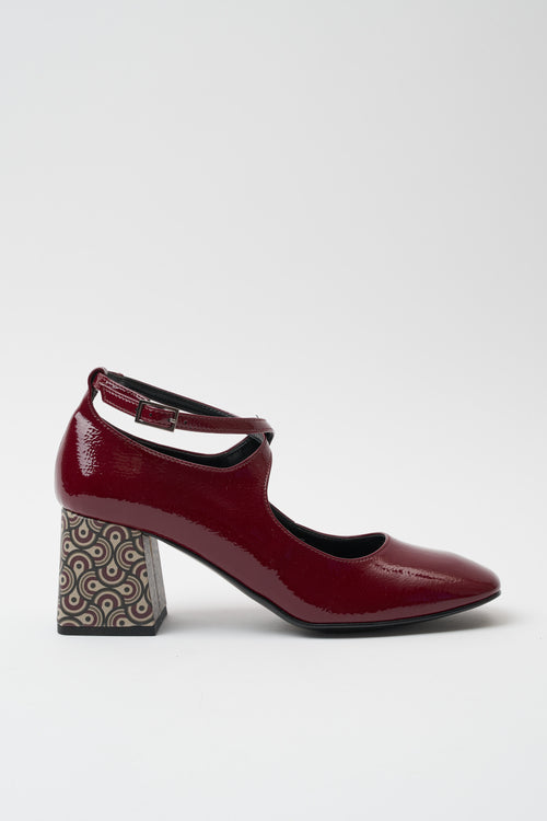 Tre Emme Mary Jane Bordeaux Donna