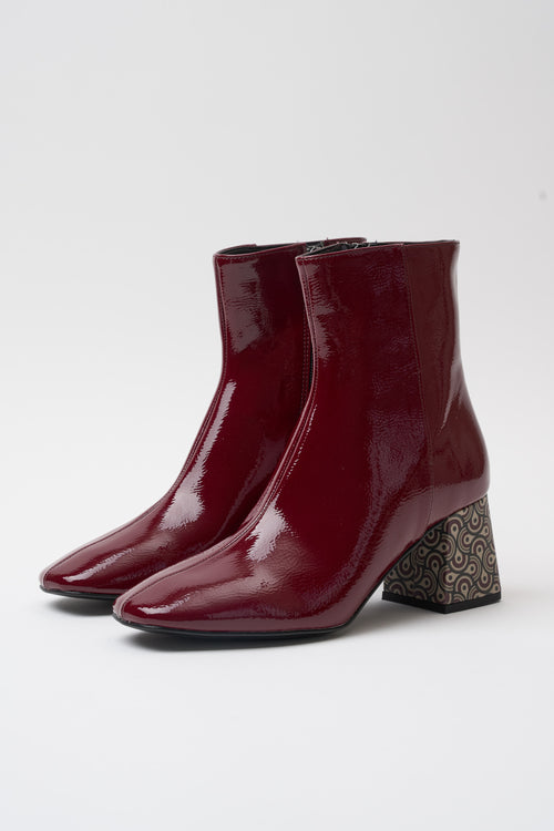 Tre Emme Stivaletto Bordeaux Donna - 2