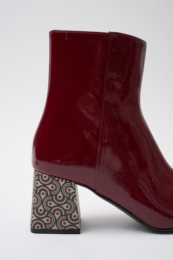 Tre Emme Stivaletto Bordeaux Donna - 4