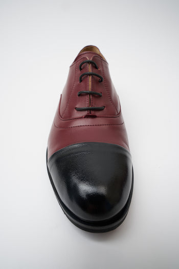 Tre Emme Stringata Nero/bordeaux Donna - 4