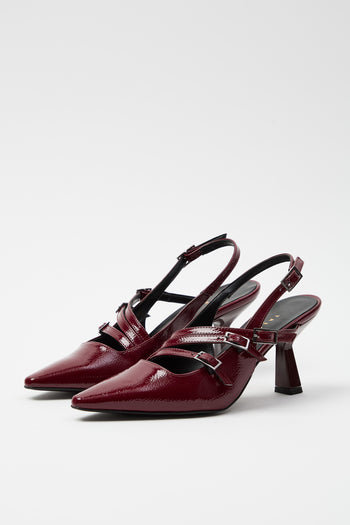 Tre Emme Slingback Bordaux Donna - 3