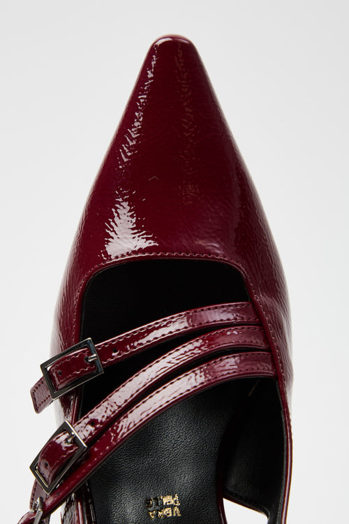 Tre Emme Slingback Bordaux Donna