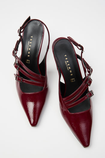 Tre Emme Slingback Bordaux Donna - 6