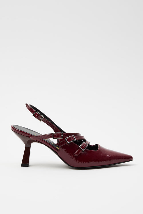 Tre Emme Slingback Bordaux Donna
