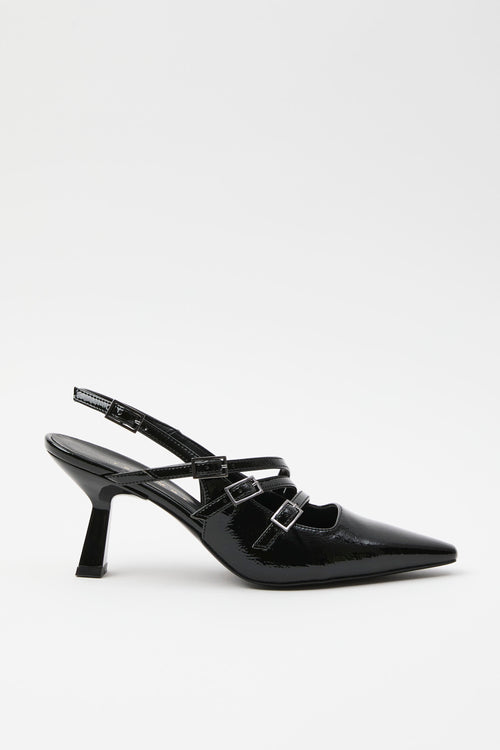 Tre Emme Slingback Nero Donna