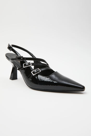 Tre Emme Slingback Nero Donna - 3