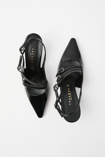 Tre Emme Slingback Nero Donna - 5