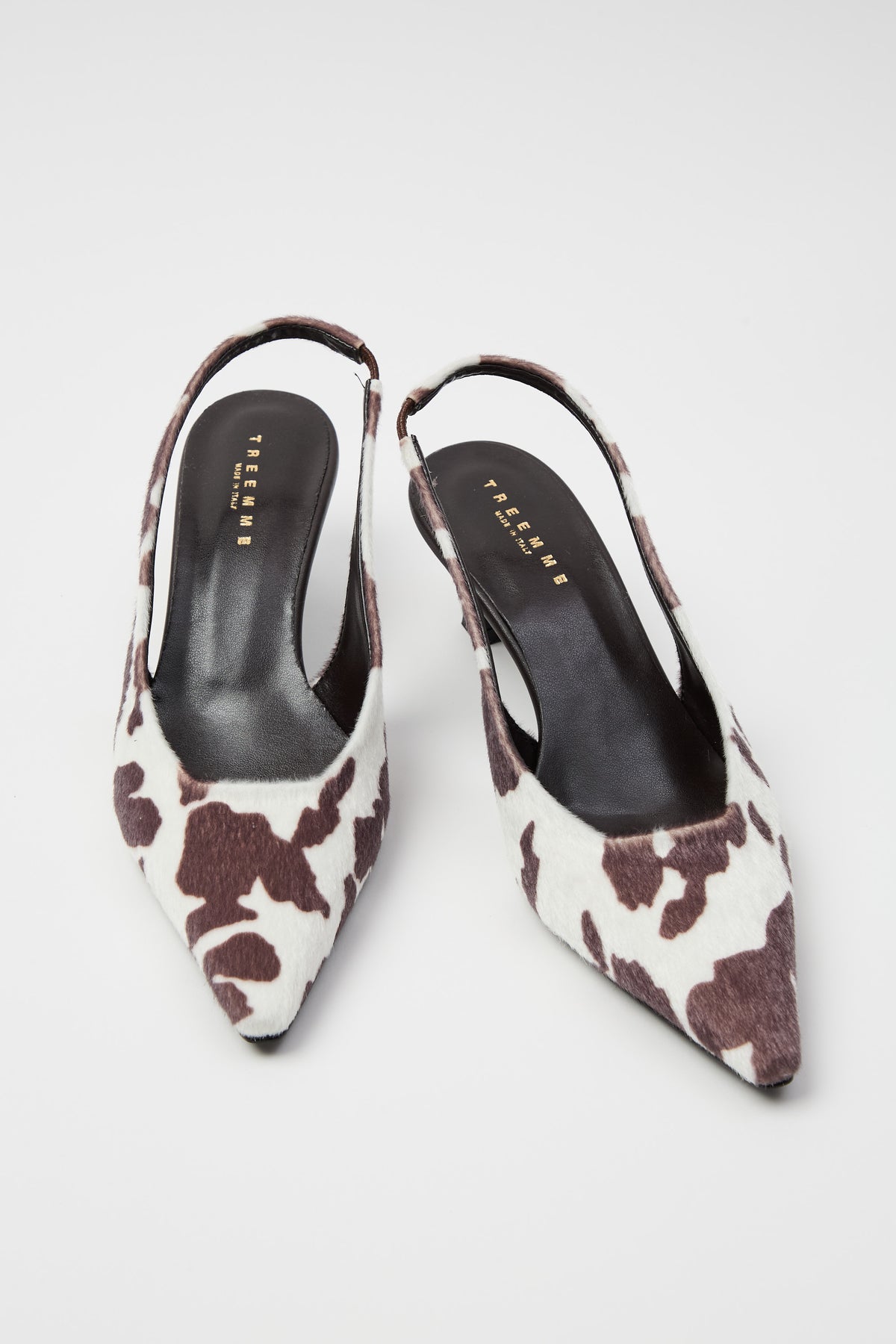 Slingback Marrone/testa Di Moro Donna — 3