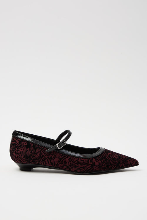 Tre Emme Mocassino Bordeaux/nero Donna