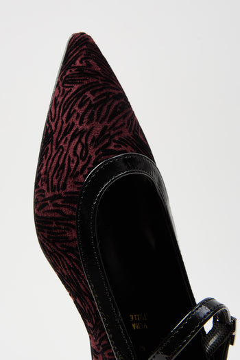 Tre Emme Mocassino Bordeaux/nero Donna - 4