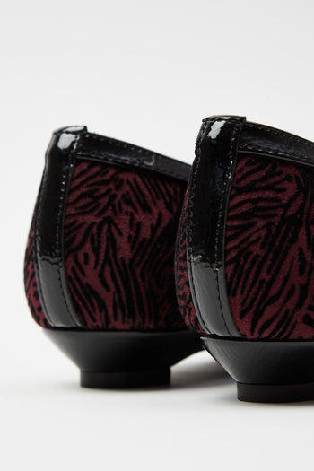 Tre Emme Mocassino Bordeaux/nero Donna - 5