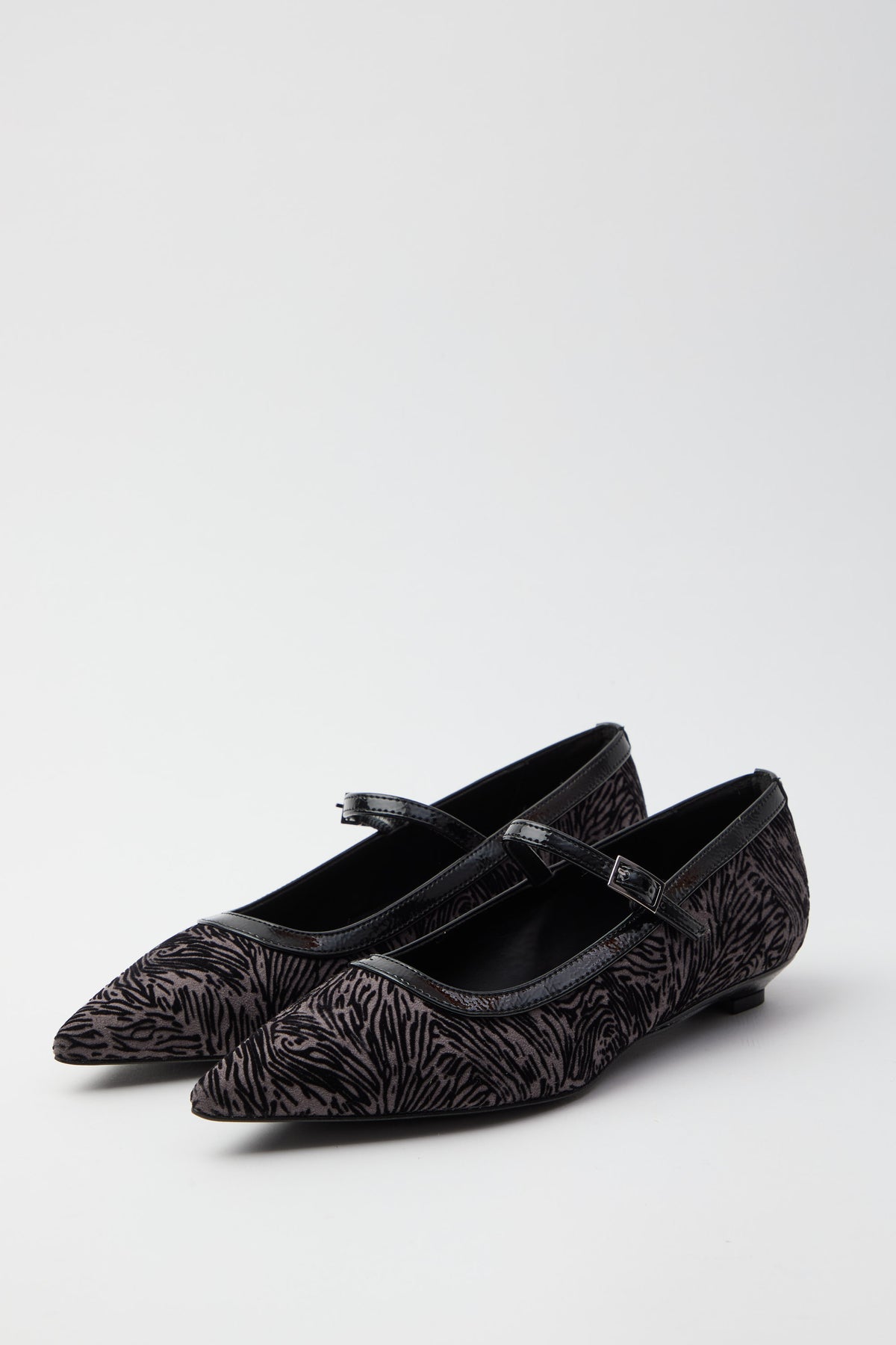 Mocassino Grigio/nero Donna — 2