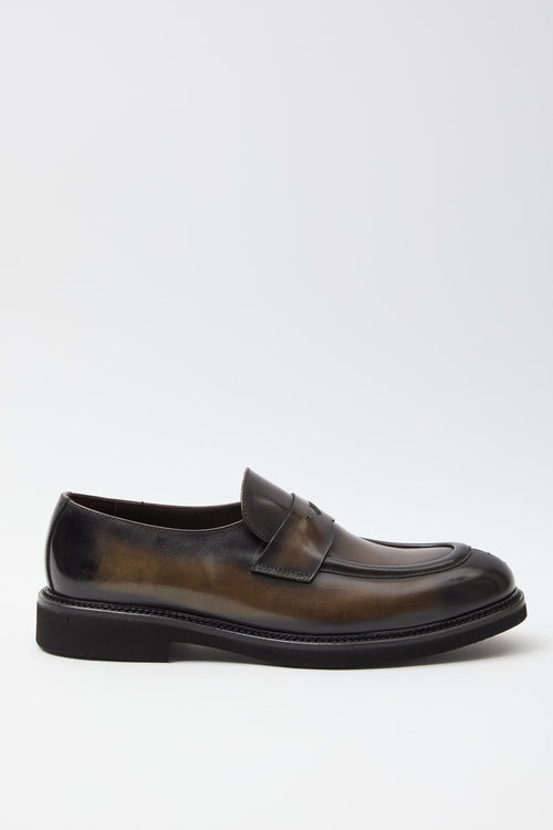 Tre Emme Mocassino Loden Uomo