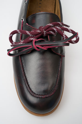 Tre Emme Stringata Bordeaux Donna - 4