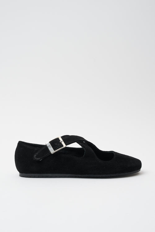 Tre Emme Ballerina Nero Donna